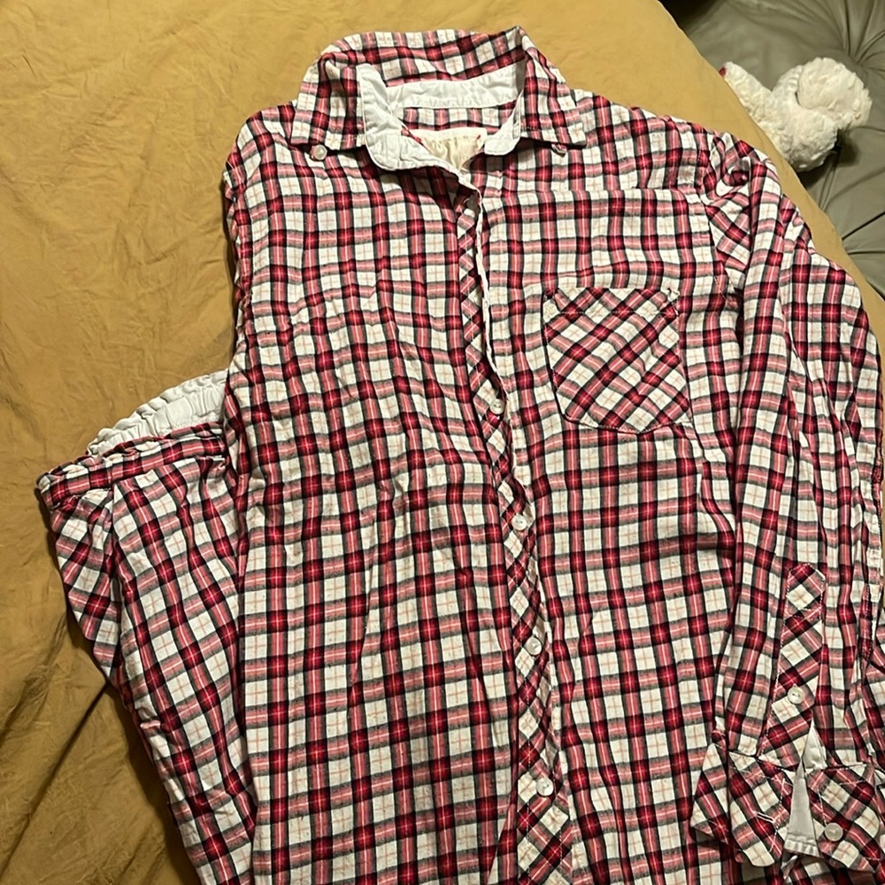 Victoria’s Secret Flannel, long sleeve pajama set Size X Small Great condition